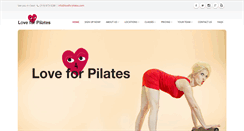 Desktop Screenshot of loveforpilates.com